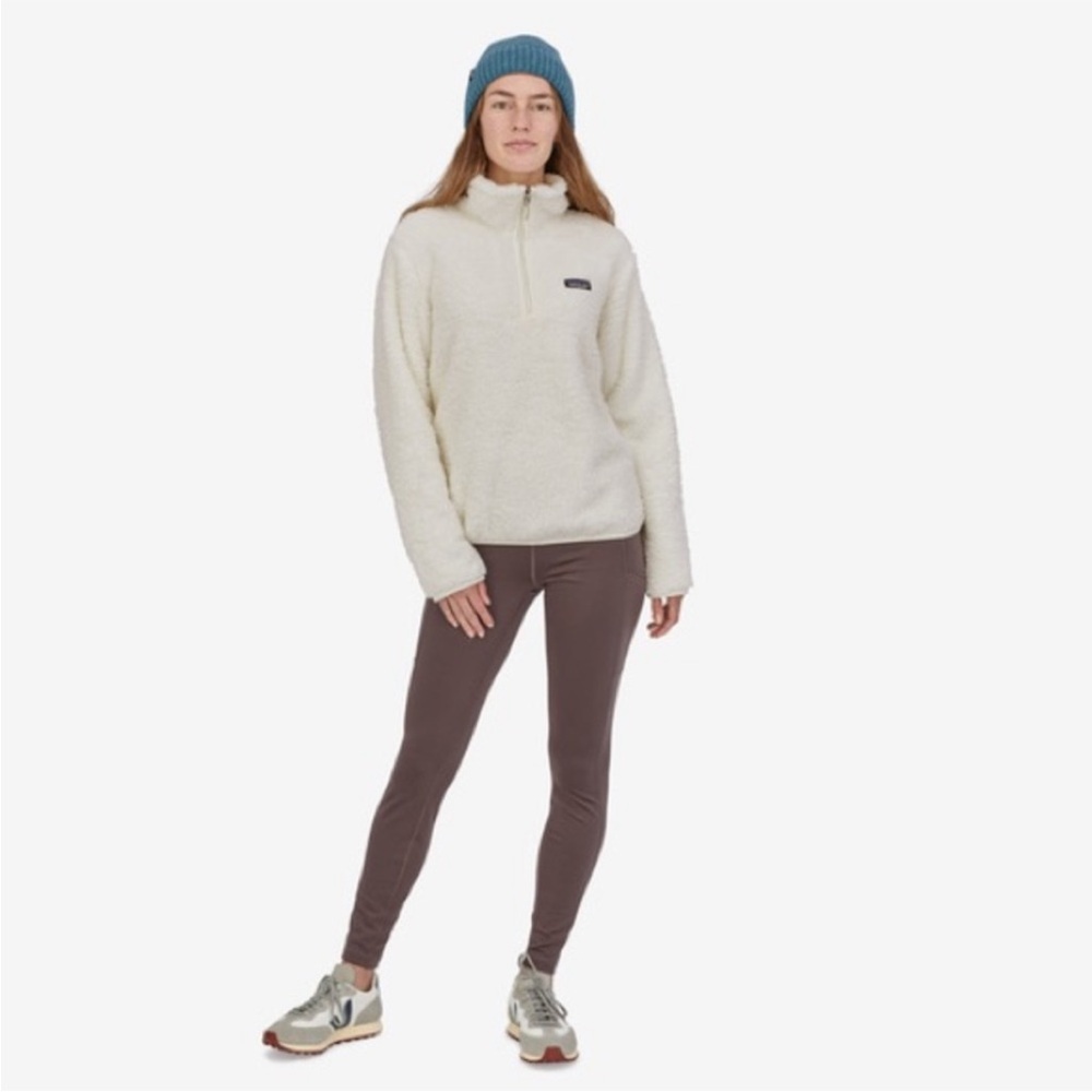 NWOT Patagonia Los Gato Fuzzy 1/4 Zip in Birch White